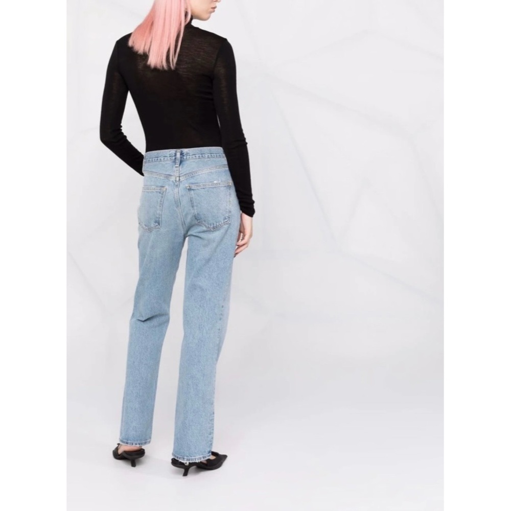 AGOLDE Mid Rise Relaxed Boot Jeans Wireless - Picture 5 of 10
